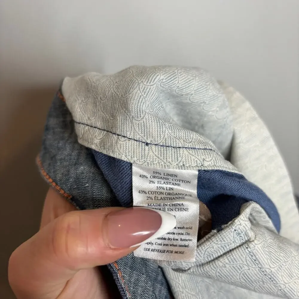 Faherty Tradewinds Linen Shorts 7.5